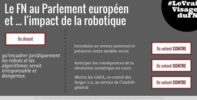Le FN au Parlement européen et… l’impact de la robotique